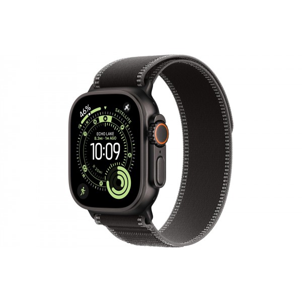 Умные часы Apple Watch Ultra 3 (2025) GPS + Cellular, 49 мм, Black Titanium Case with Black/Charcoal Trail Loop, M/L