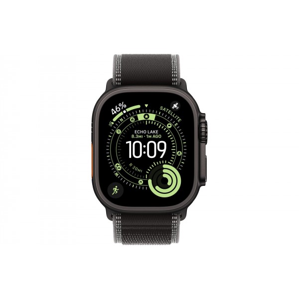 Умные часы Apple Watch Ultra 3 (2025) GPS + Cellular, 49 мм, Black Titanium Case with Black/Charcoal Trail Loop, M/L