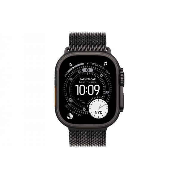 Умные часы Apple Watch Ultra 3 (2025) GPS + Cellular, 49 мм, Black Titanium Case with Black Titanium Milanese Loop, L