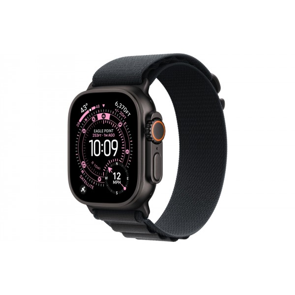 Умные часы Apple Watch Ultra 3 (2025) GPS + Cellular, 49 мм, Black Titanium Case with Black Alpine Loop, M