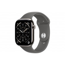 Apple Watch S11 42mm GPS + Cellular, Natural Titanium Case with Stone Gray Sport Band S/M
