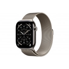 Apple Watch S11 46mm GPS + Cellular, Natural Titanium Case with Natural Milanese Loop M/L