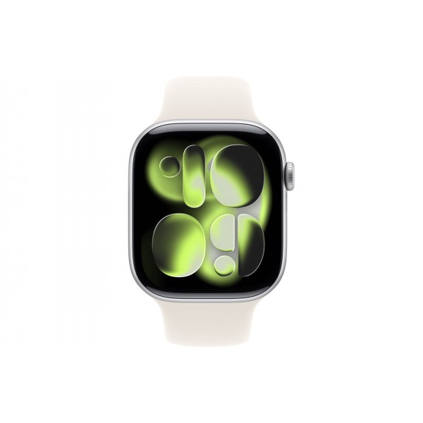 Купить Apple Watch S11 46mm Silver Aluminum Case with Starlight Sport Band M/L в Москве