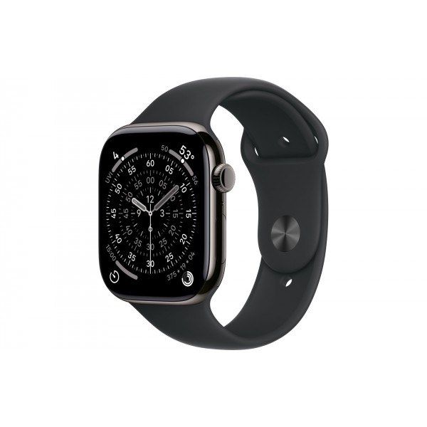 Купить Apple Watch S11 46mm GPS + Cellular, Slate Titanium Case with Black Sport Band S/M в Москве