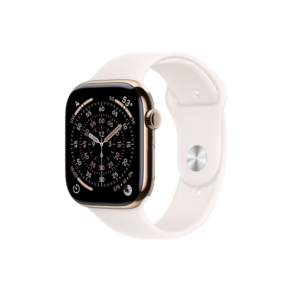 Купить 'Apple Watch S11 46mm GPS + Cellular, Gold Titanium Case with Light Blush Sport Band S/M' в Москве
