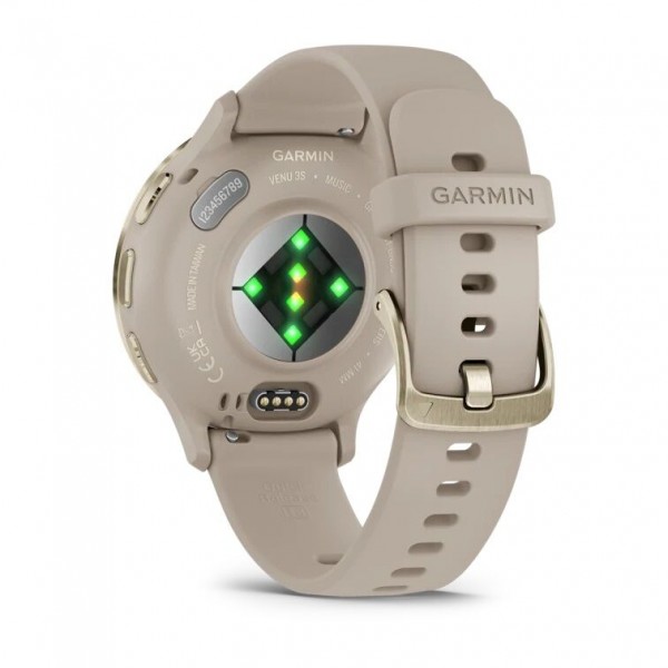 Умные часы Garmin Venu 3S Soft Gold French Gray 010-02785-02