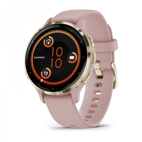 Умные часы Garmin Venu 3S Soft Gold Dust Rose 010-02785-03