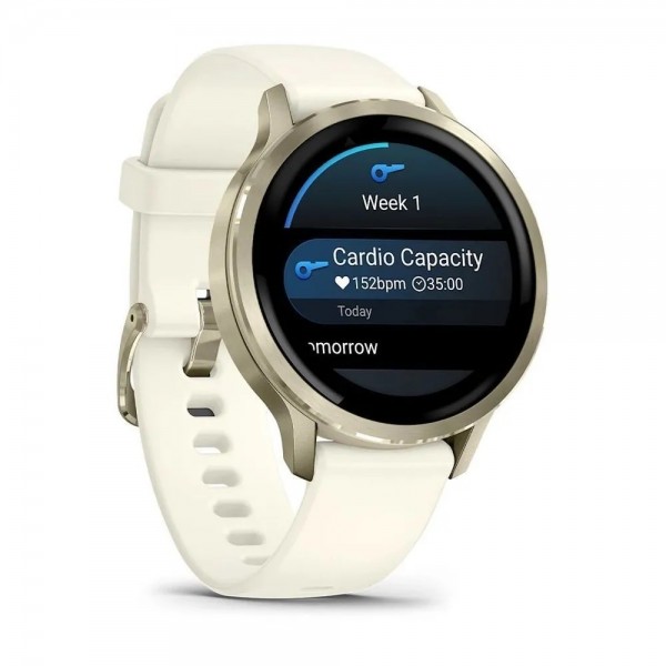 Умные часы Garmin Venu 4 41mm Lunar Gold / Bone Silicone 010-03013-00