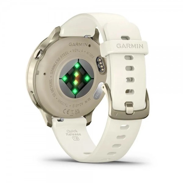 Умные часы Garmin Venu 4 41mm Lunar Gold / Bone Silicone 010-03013-00
