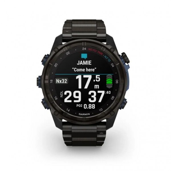 Умные часы Garmin Descent Mk3i 51мм Titanium Band Black 010-02752-14