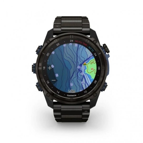 Умные часы Garmin Descent Mk3i 51мм Titanium Band Black 010-02752-14