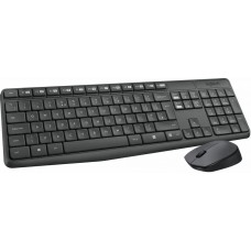 Комплект клавиатура+мышь Logitech MK235 Grey
