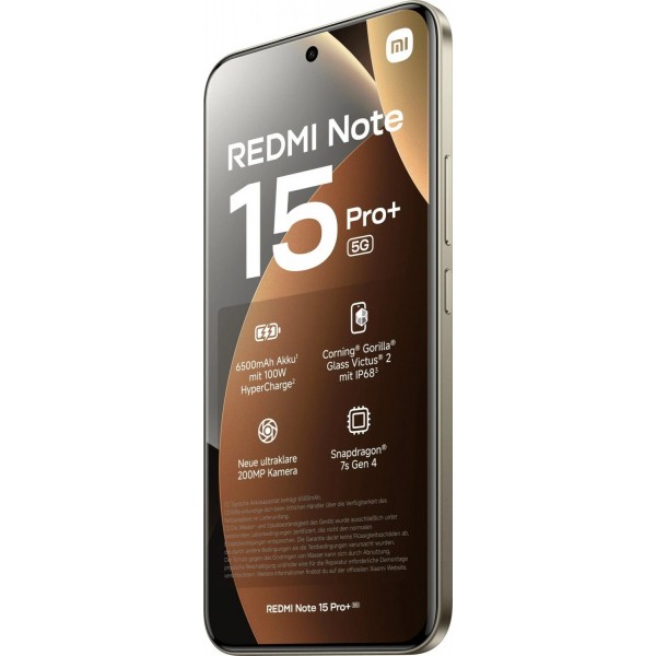 Смартфон Xiaomi Redmi Note 15 Pro Plus 8/256 ГБ, 5G, NFC, Dual nano SIM, коричневый