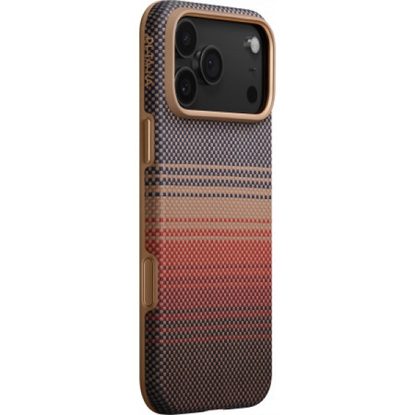Чехол PITAKA Aramid UltraGuard Case для iPhone 17 Pro Max, Sunset, KI1702BPM