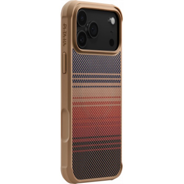 Чехол PITAKA Aramid ProGuard Case для iPhone 17 Pro Max, Sunset, KI1702MGPM