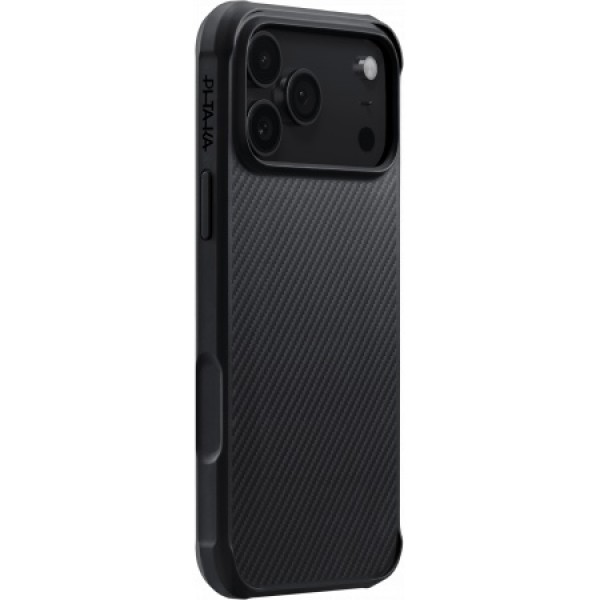 Чехол PITAKA Aramid ProGuard Case для iPhone 17 Pro, черный, KI1701MGP