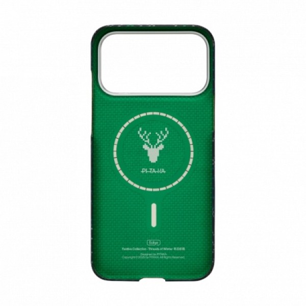 Чехол PITAKA Threads of Winter Ultra-Slim для iPhone 17 Pro Max, синий, CP1701BPM