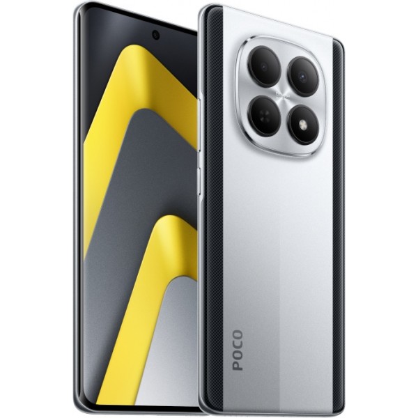 Смартфон Xiaomi POCO M8 12/512ГБ, Dual nano SIM, серебристый