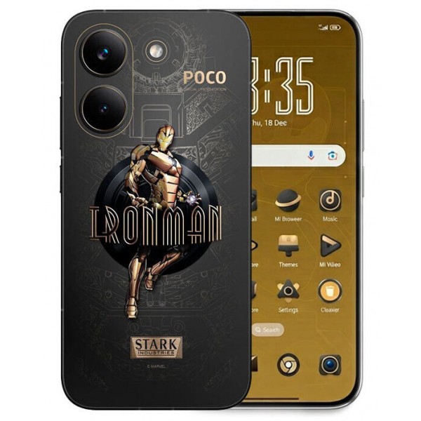 Смартфон Xiaomi POCO X8 Pro 5G 12/512ГБ, Dual nano SIM, Iron Man Gold