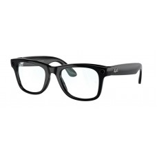 Умные очки Ray-Ban Wayfarer RW4008 Shiny Black/Clear 155-53mm (601/SB53)