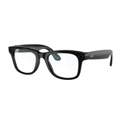 Умные очки Ray-Ban Wayfarer RW4008 Shiny Black/Clear 155-53mm (601/SB53)