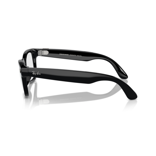 Умные очки Ray-Ban Wayfarer RW4008 Shiny Black/Clear 155-53mm (601/SB53)