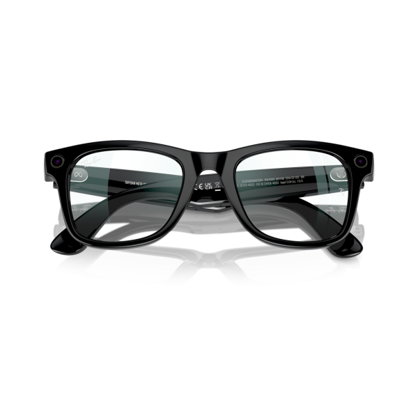 Умные очки Ray-Ban Wayfarer RW4008 Shiny Black/Clear 155-53mm (601/SB53)