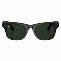 Очки с камерой Ray-Ban Meta Wayfarer Gen 2 RW4012 Shiny Black / G15 Green, L, 53-22-155 мм (601/7153)