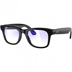 Умные очки Ray-Ban Meta Wayfarer RW4006 Shiny Black/Clear, чёрный (601/SB50)