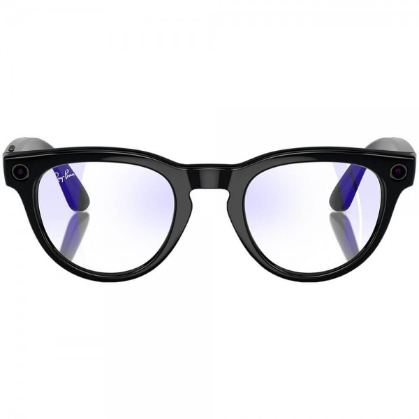Умные очки Ray-Ban Meta Wayfarer RW4006 Shiny Black/Clear, чёрный (601/SB50)