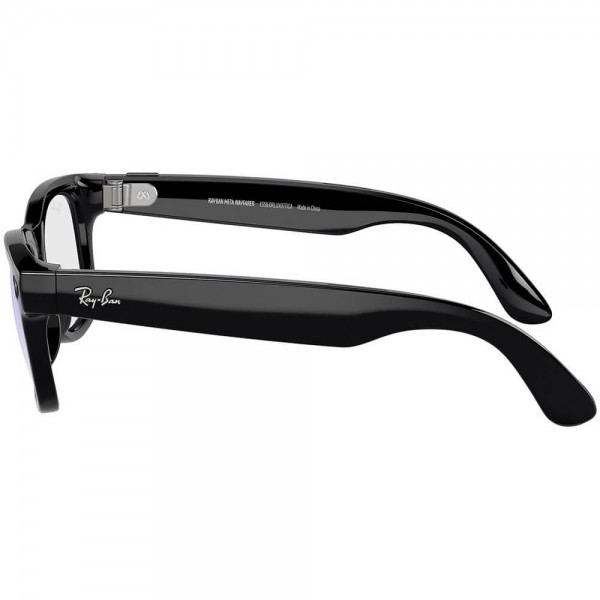Умные очки Ray-Ban Meta Wayfarer RW4006 Shiny Black/Clear, чёрный (601/SB50)