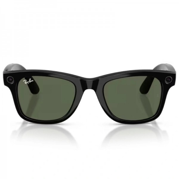 Умные очки Ray-Ban Meta Wayfarer RW4012 Shiny Black/Green 150-50mm (601/7150)
