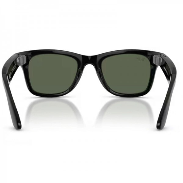 Умные очки Ray-Ban Meta Wayfarer RW4012 Shiny Black/Green 150-50mm (601/7150)