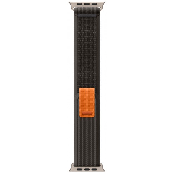 Умные часы Apple Watch Ultra 49 мм Titanium Case, титановый/черно-серый Trail Loop (S/M)