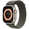 Умные часы Apple Watch Ultra 49 мм Titanium Case, титановый/зеленый Alpine Loop (M)
