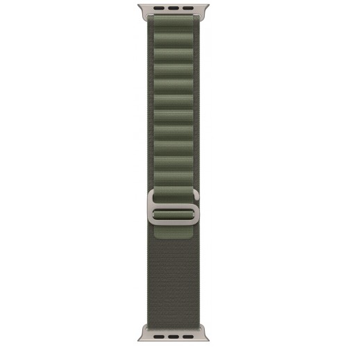 Умные часы Apple Watch Ultra 49 мм Titanium Case, титановый/зеленый Alpine Loop (S)