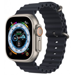 Умные часы Apple Watch Ultra 49 мм Titanium Case, титановый/полуночный Ocean Band (130-200)
