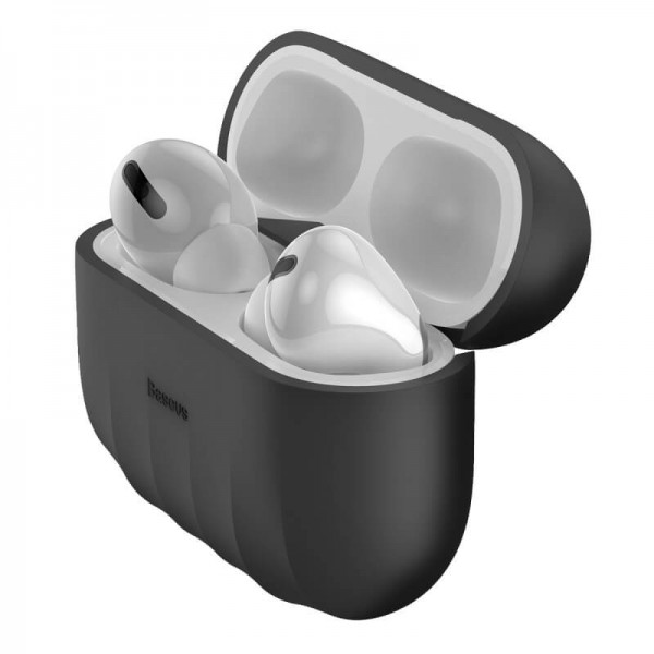Силиконовый чехол Baseus WIAPPOD-BK01 для AirPods Pro Черный