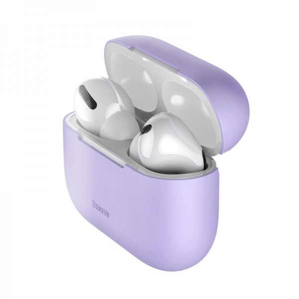 Силиконовый чехол Baseus WIAPPOD-ABZ05 для AirPods Pro Фиолетовый