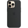 Чехол-накладка силиконовая для iPhone 13 Pro Silicone Case Midnight (6.1"), Черный 