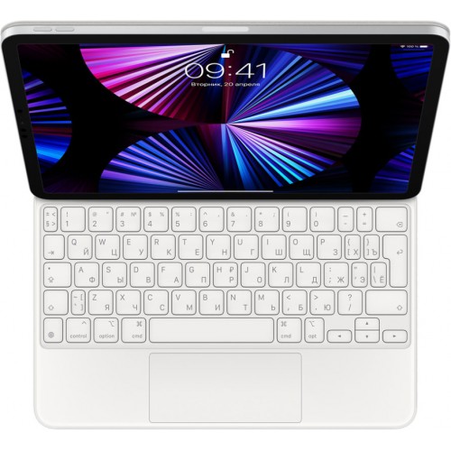 Клавиатура Apple IPad Pro Magic Keyboard 11 Белый EN/RU (MJQJ3)