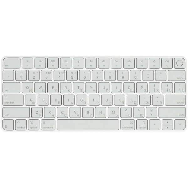 Клавиатура Apple Magic Keyboard с Touch ID и USB-C в белом цвете (MXCK3)