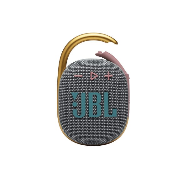 Портативная акустика JBL Clip 4, 5 Вт, gray, серый