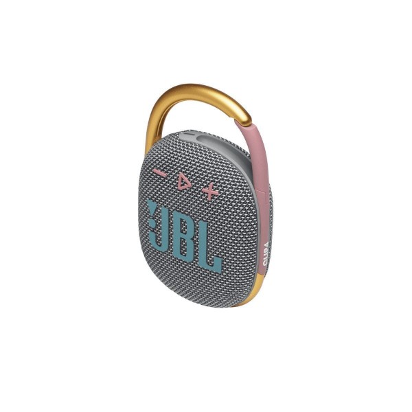 Портативная акустика JBL Clip 4, 5 Вт, gray, серый