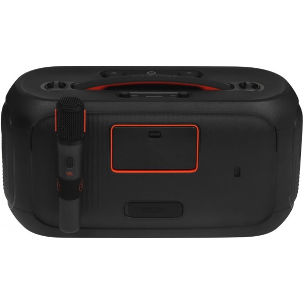 Купить 'Портативная акустика JBL PartyBox On-The-Go 2 c 1 микрофоном, 100 Вт, черный' в Москве