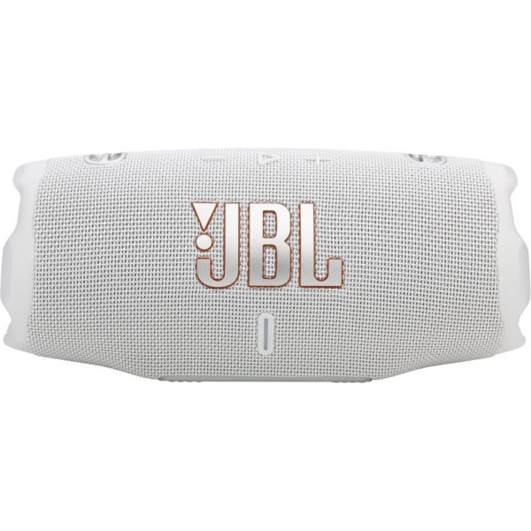 Портативная акустика JBL Charge 6 в белом цвете – мощный звук в любом месте