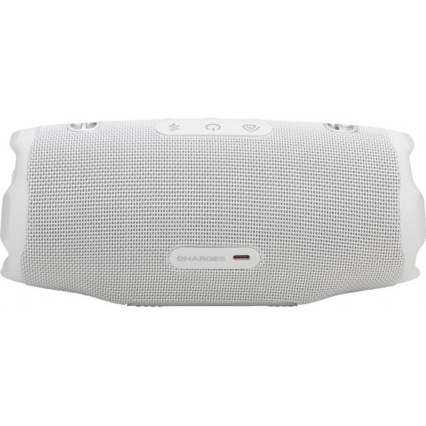 Портативная акустика JBL Charge 6 в белом цвете – мощный звук в любом месте