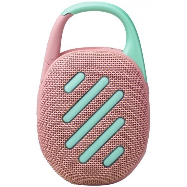 Портативная акустика JBL Clip 5, 7 Вт, pink, розовый