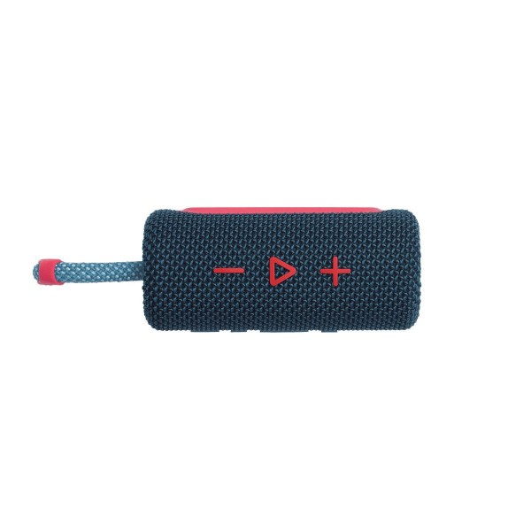Портативная акустика JBL GO 3: мощный звук в стильном синем и розовом дизайне