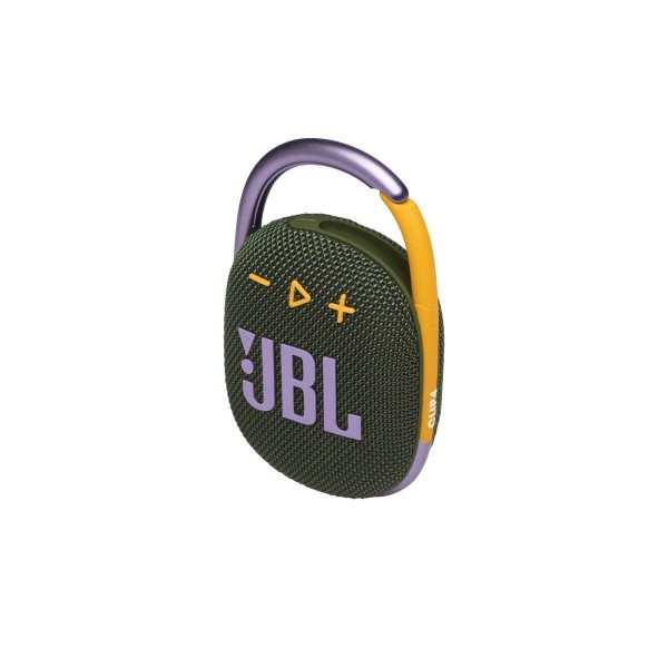 Портативная акустика JBL Clip 4 в зеленом цвете - 5 Вт мощи для музыки на ходу